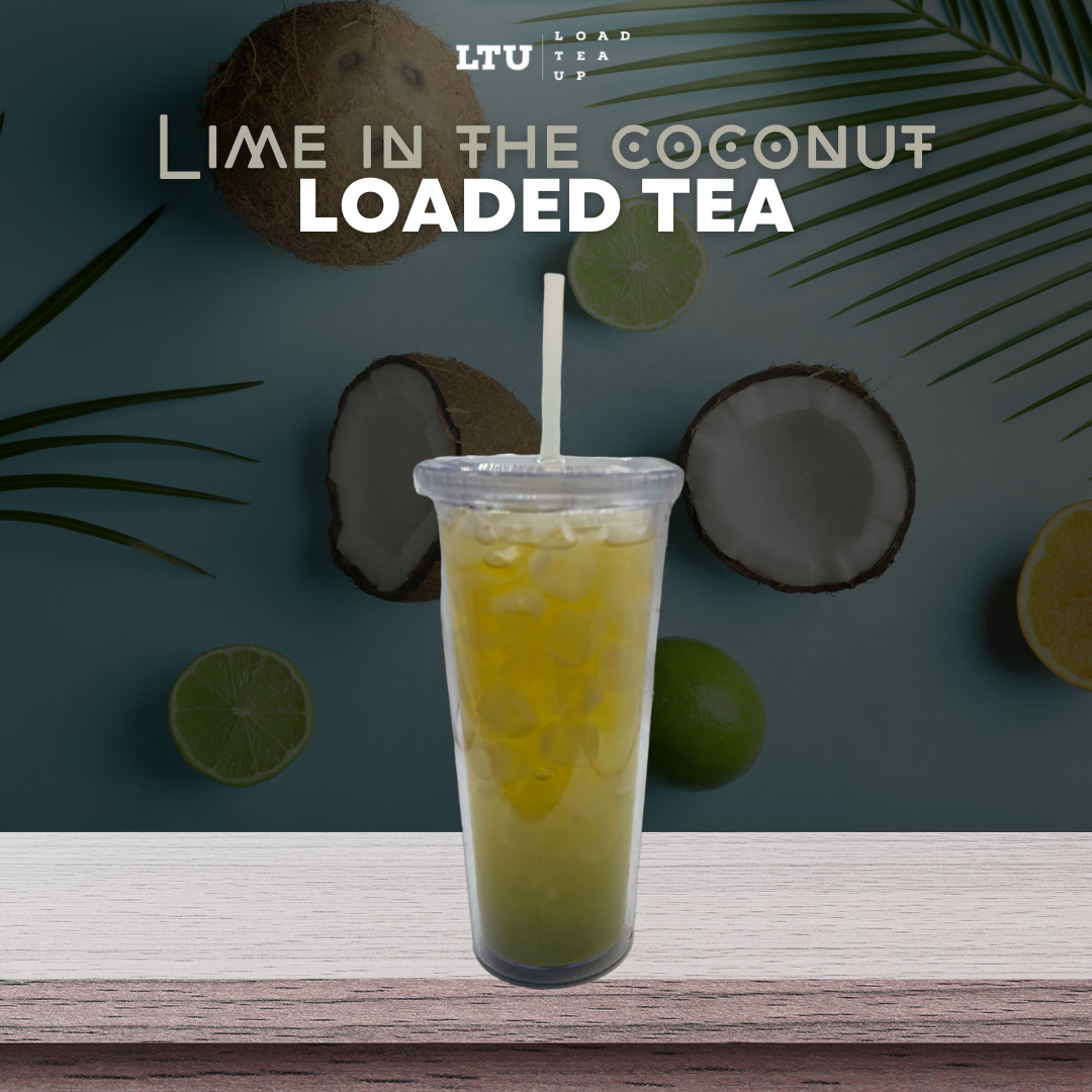 Our Version of Lime in the coconut LOADED TEA 💚🥥🥭