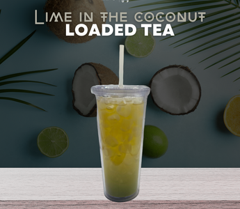 Our Version of Lime in the coconut LOADED TEA 💚🥥🥭