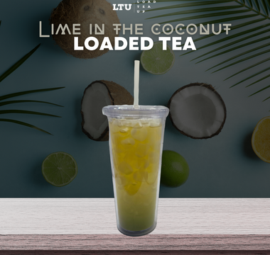 Our Version of Lime in the coconut LOADED TEA 💚🥥🥭