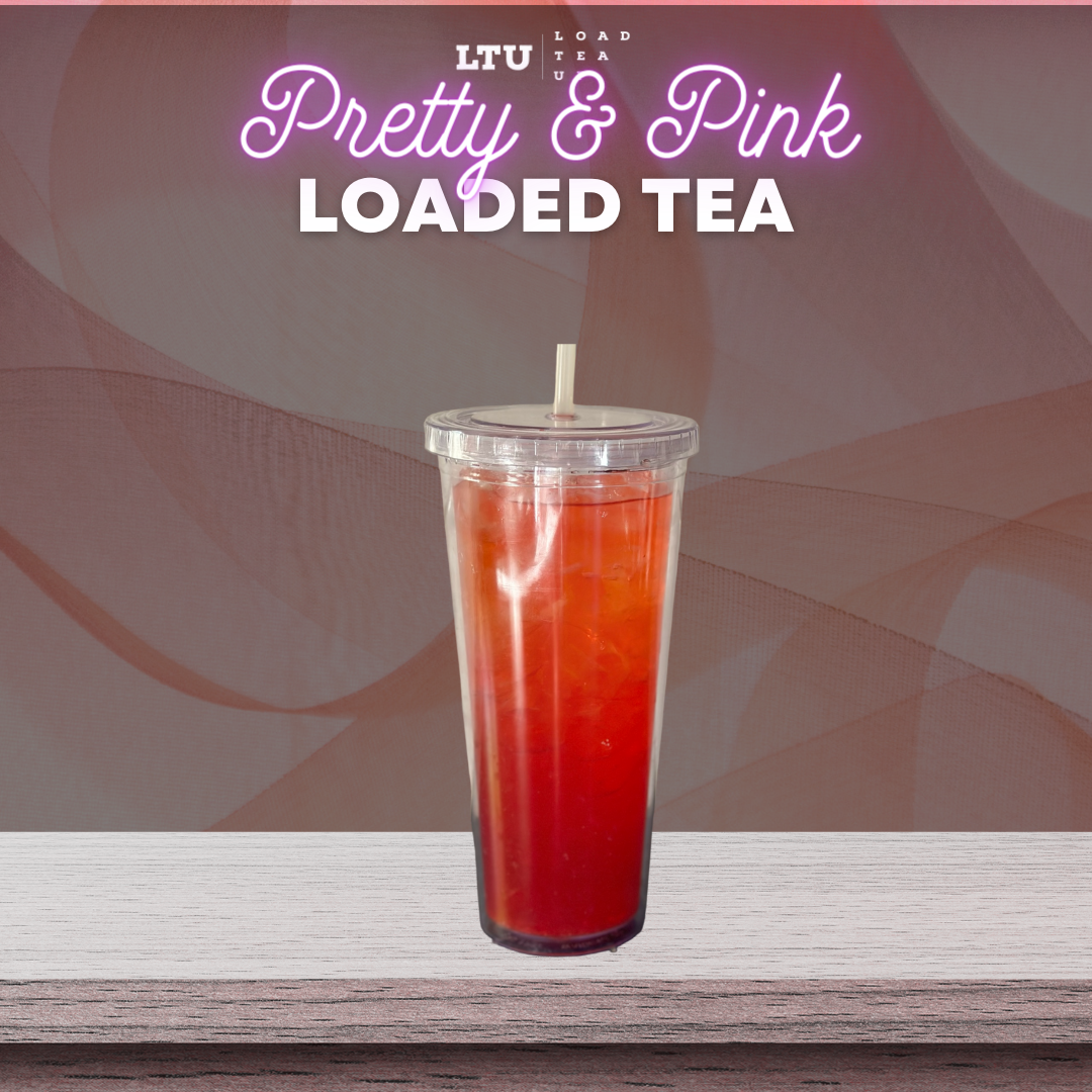 Our Version of Pretty in Pink LOADED TEA 🍇🍈🍏🍎🍒🍍🥥