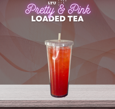 Our Version of Pretty in Pink LOADED TEA 🍇🍈🍏🍎🍒🍍🥥