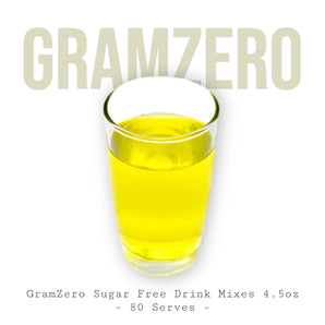 GramZero Sugar Free Drink Mix 4.5oz - 80 Serves