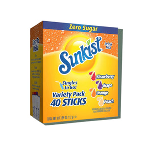 Sunkist Singles To Go Sticks Variety 40 Pack