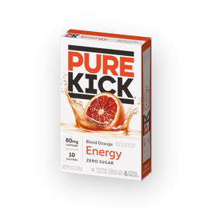 Pure Kick Singles To Go Powdered Energy 6 Sticks