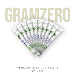 GramZero Organic ALOE 2GO Sticks - Instant Active Aloe Mix