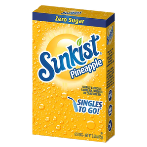 Sunkist Singles To Go Powdered Drink Mix 6 Sticks