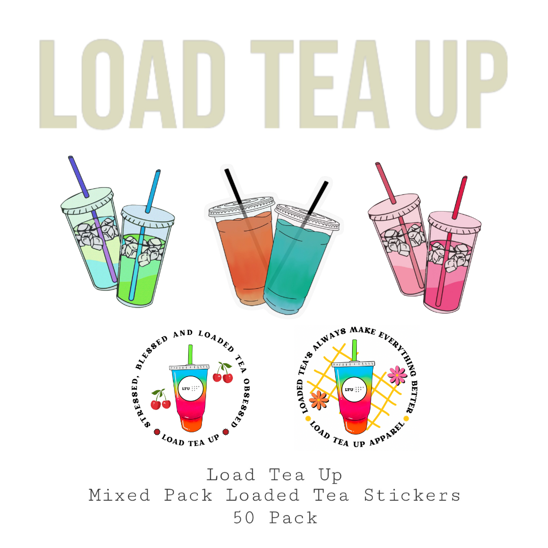 Loaded Tea Stickers Mixed Pack – Load Tea Up